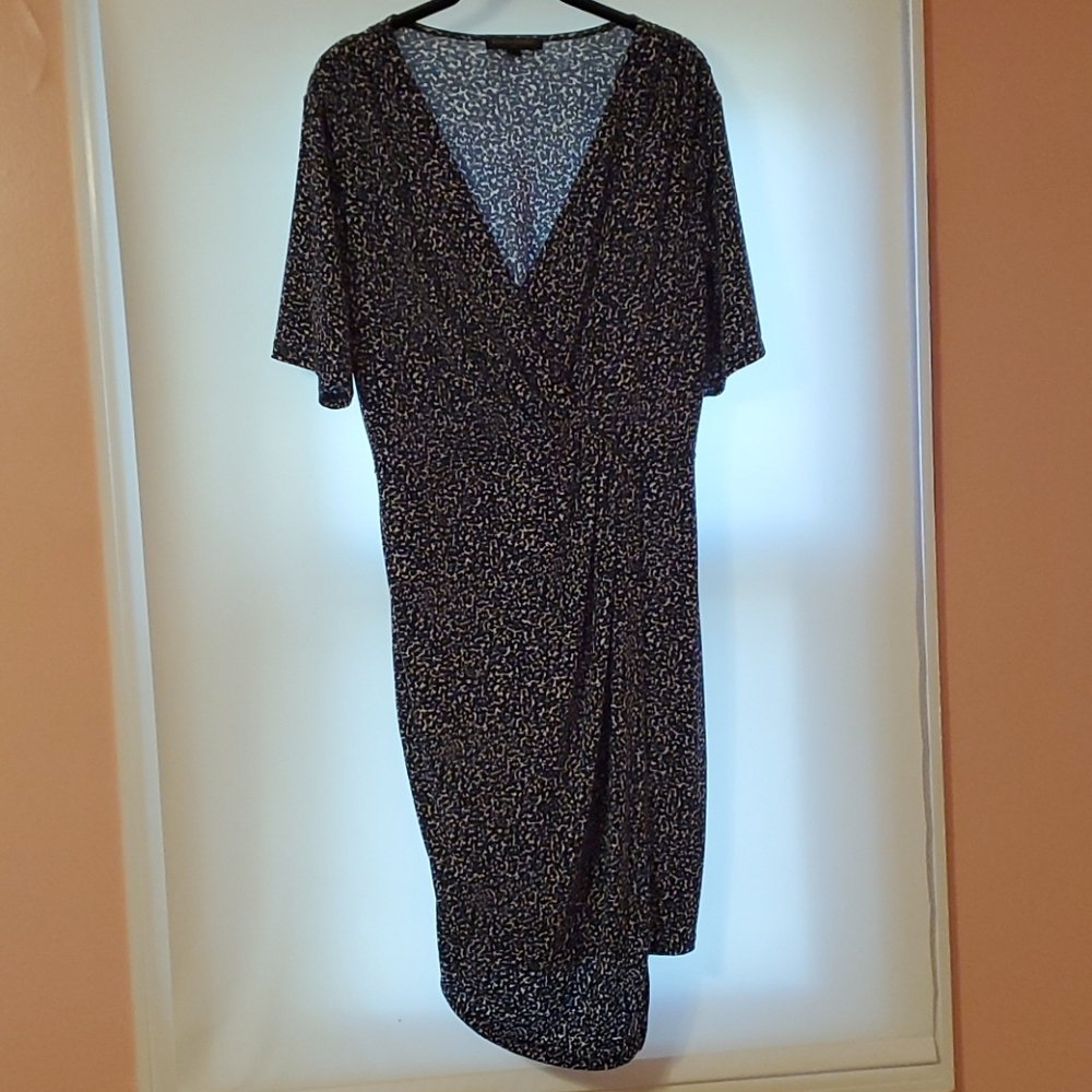 Faux Wrap Dress